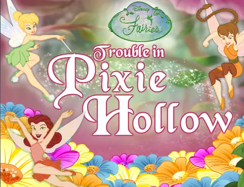 Disney Fairies: Trouble In Pixie Hollow logo