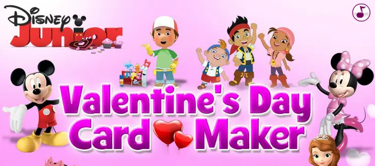 Disney Junior: Valentine's Day Card Maker logo