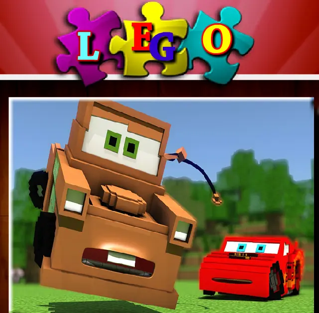 Disney Minecraft Cars logo