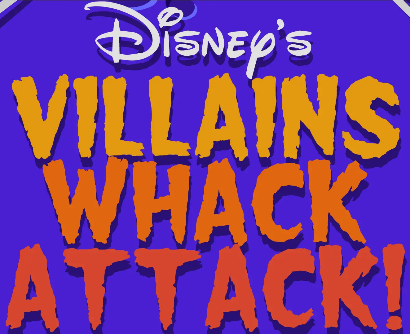 Disney's Villains Whack Attack logo