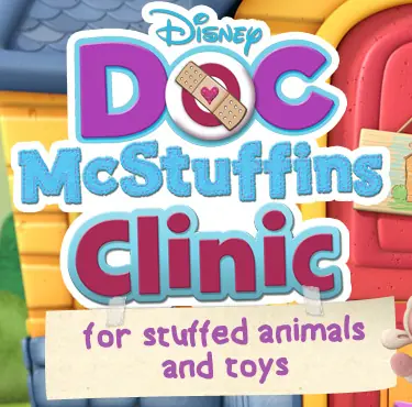 Doc McStuffins Clinic for Stuffed Animals and Toys logo