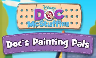 Doc McStuffins: Doc's Painting Pals logo