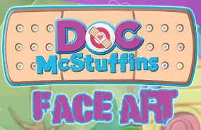 Doc McStuffins Face Art logo