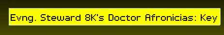 Doctor Afronicias: Key logo