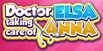 Doctor Elsa Taking Care of Anna logo