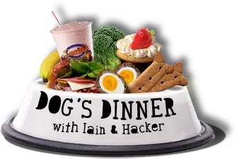 Dog's Dinner with Iain & Hacker logo