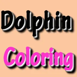 Dolphin Coloring logo