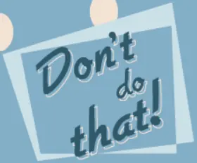 Don't Do That - On the Bus logo