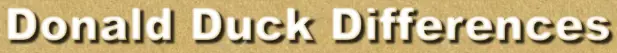 Donald Duck Differences logo