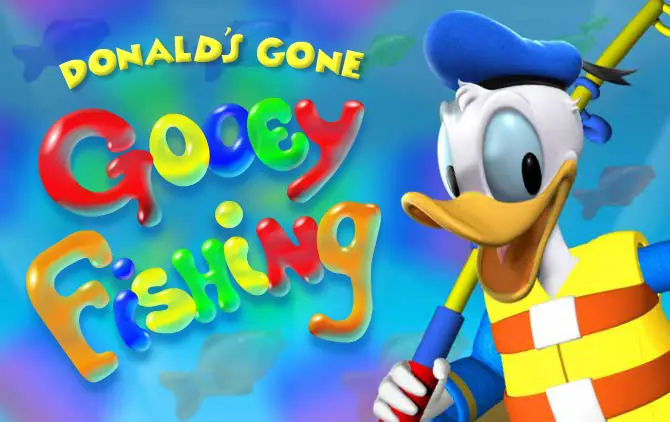 Donald's Gone Gooey Fishing logo