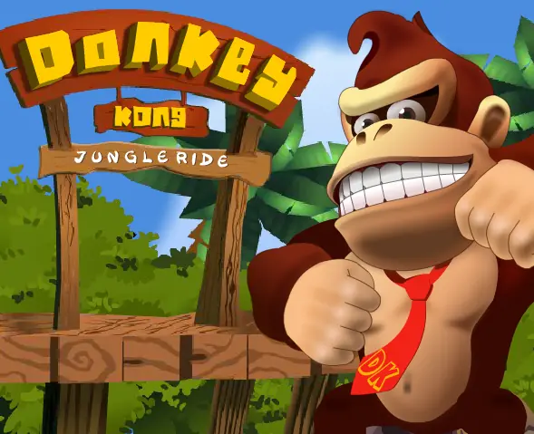 Donkey Kong Jungle Ride logo