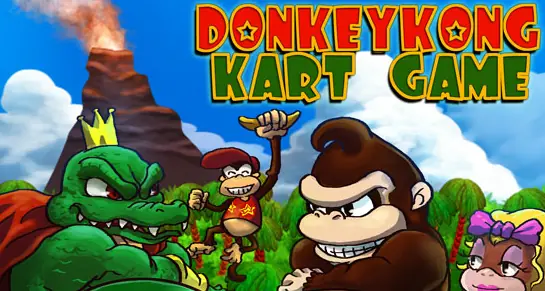 Donkey Kong Kart Game logo