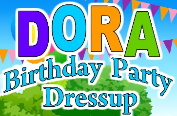 Dora Birthday Dressup logo