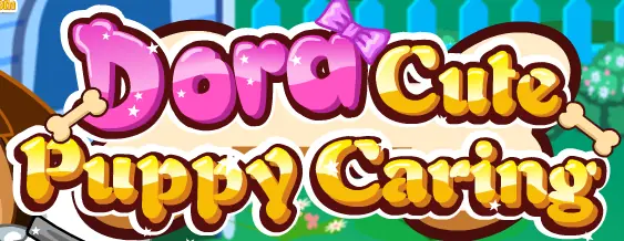 Dora Cute Puppy Caring logo