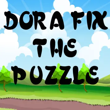 Dora Fix the Puzzle logo