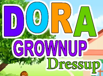 Dora Grownup Dressup logo
