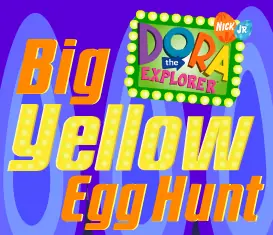 Dora's Big Yellow Egg Hunt (Wednesday) logo