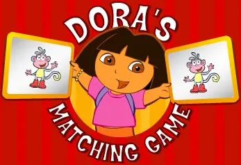 Dora's Matching Game logo