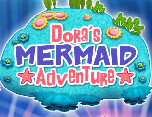 Dora's Mermaid Adventure Game logo