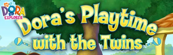 Dora's Playtime with the Twins logo