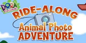 Dora's Ride-Along Animal Photo Adventure logo