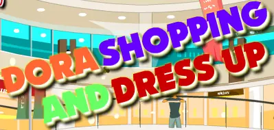 Dora Shopping And Dress Up logo