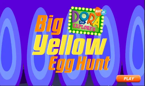 Dora The Explorer: Big Yellow Egg Hunt logo