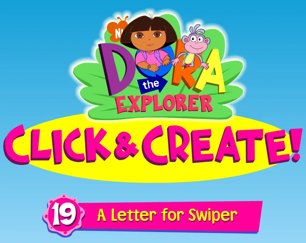 Dora the Explorer Click & Create! 19: A Letter for Swiper logo