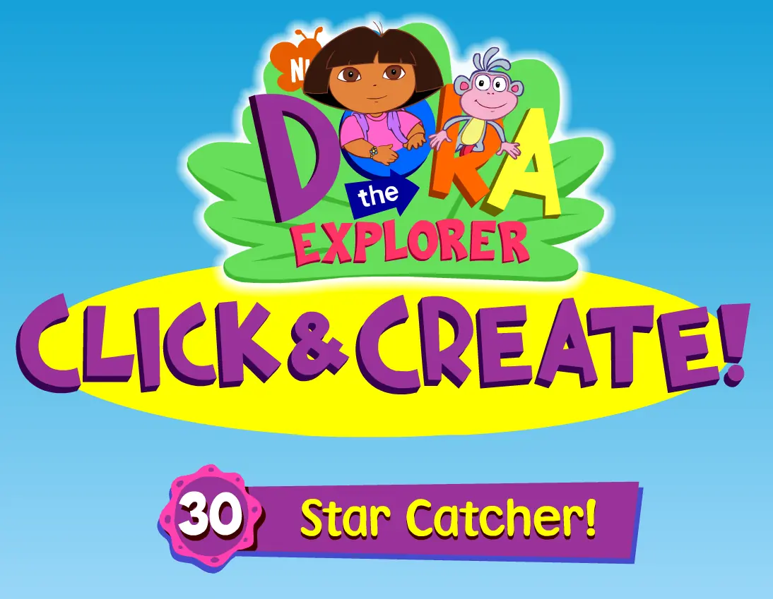 Dora the Explorer Click & Create! 30: Star Catcher! logo