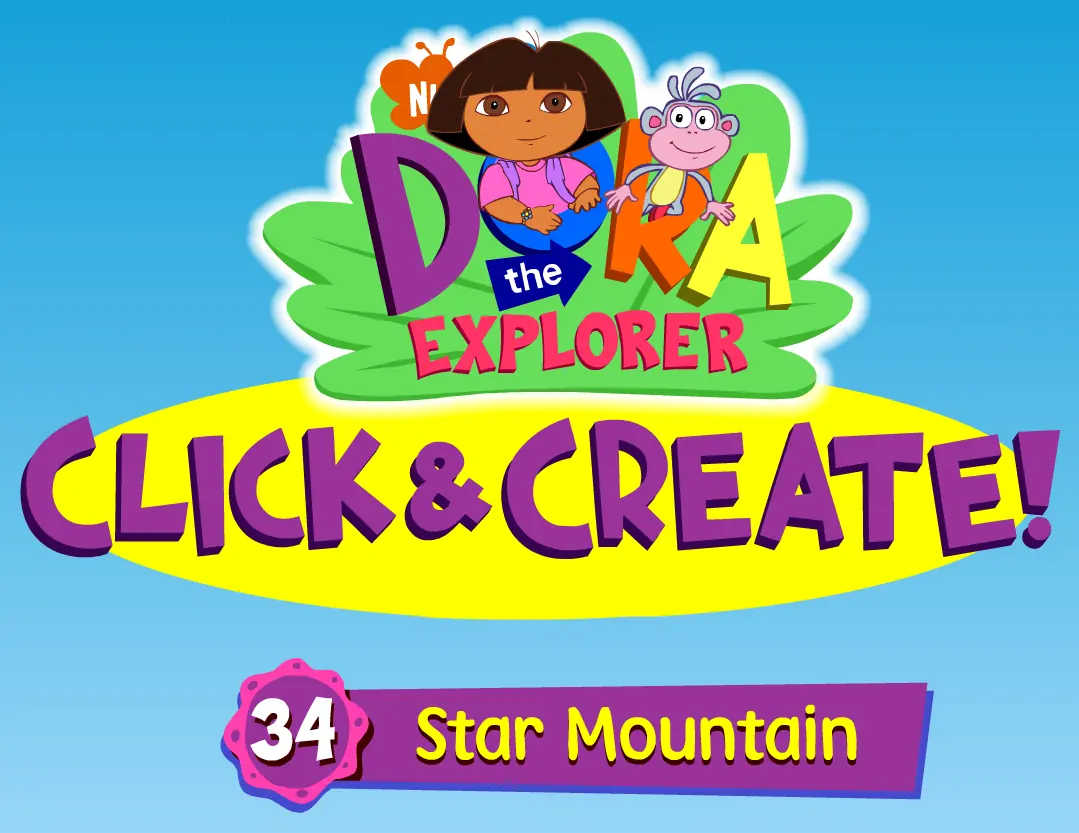 Dora the Explorer Click & Create! 34: Star Mountain logo