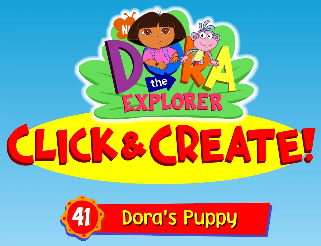 Dora the Explorer Click & Create! 41: Dora's Puppy logo