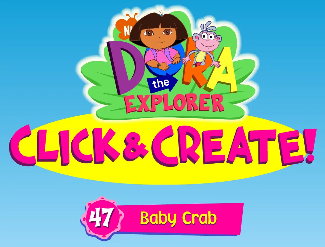 Dora the Explorer Click & Create! 47: Baby Crab logo