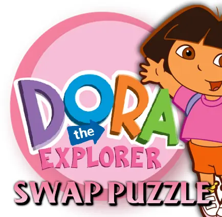 Dora the Explorer Swap Puzzle logo