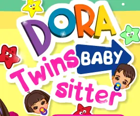 Dora Twins Babysitter logo