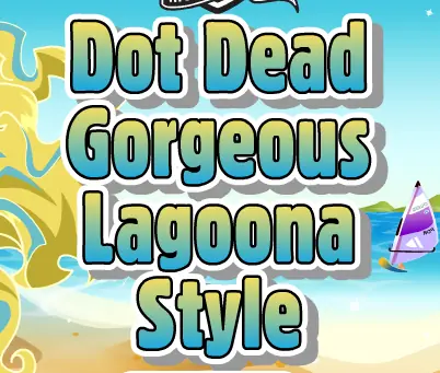 Dot Dead Gorgeous Lagoona Style logo