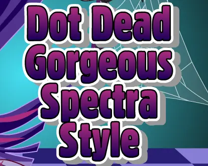 Dot Dead Gorgeous Spectra Style logo