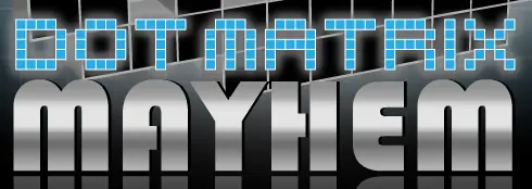 Dot Matrix Mayhem logo