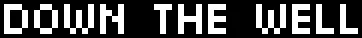 Down the Well logo