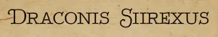 Draconis Siirexus logo