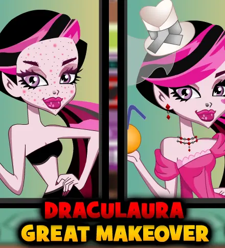 Draculaura Great Makeover logo