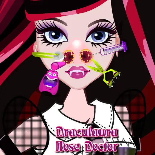 Draculaura Nose Doctor logo