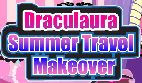 Draculaura Summer Travel Makeover logo