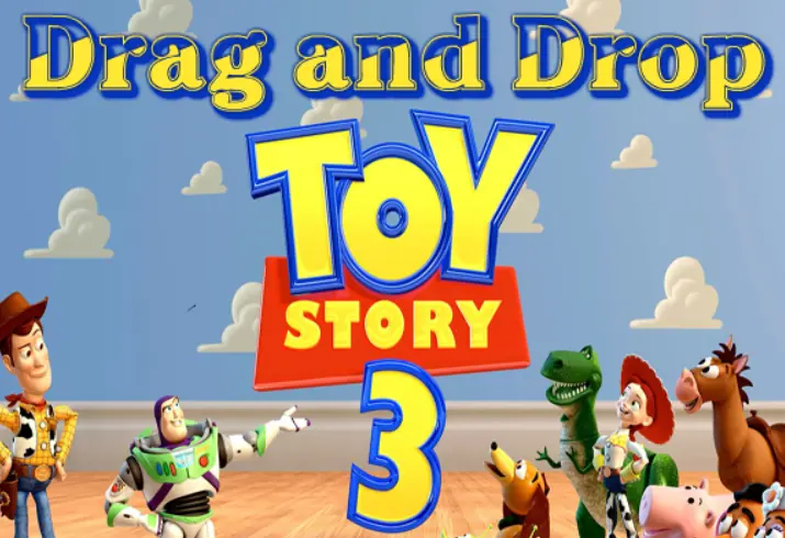 Drag and Drop Toy Story 3 logo