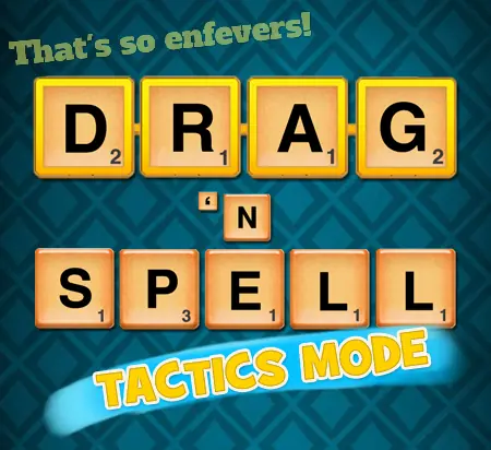 Drag n' Spell Tactics Mode (beta) logo