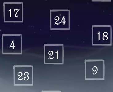Dress Up Game Advent Calendar - December 1-23 logo