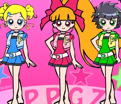Dress Up Game Powerpuff Girls Demashita Z logo