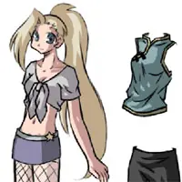Dress up girls from Naruto anime logo