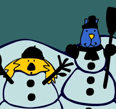 Dress Up These Funny Snowmen logo