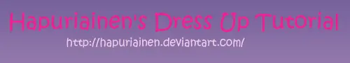 Dress Up Tutorial logo