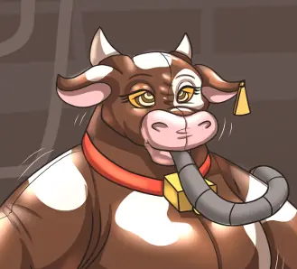 DuneMoo Cow (With XRAY!) logo